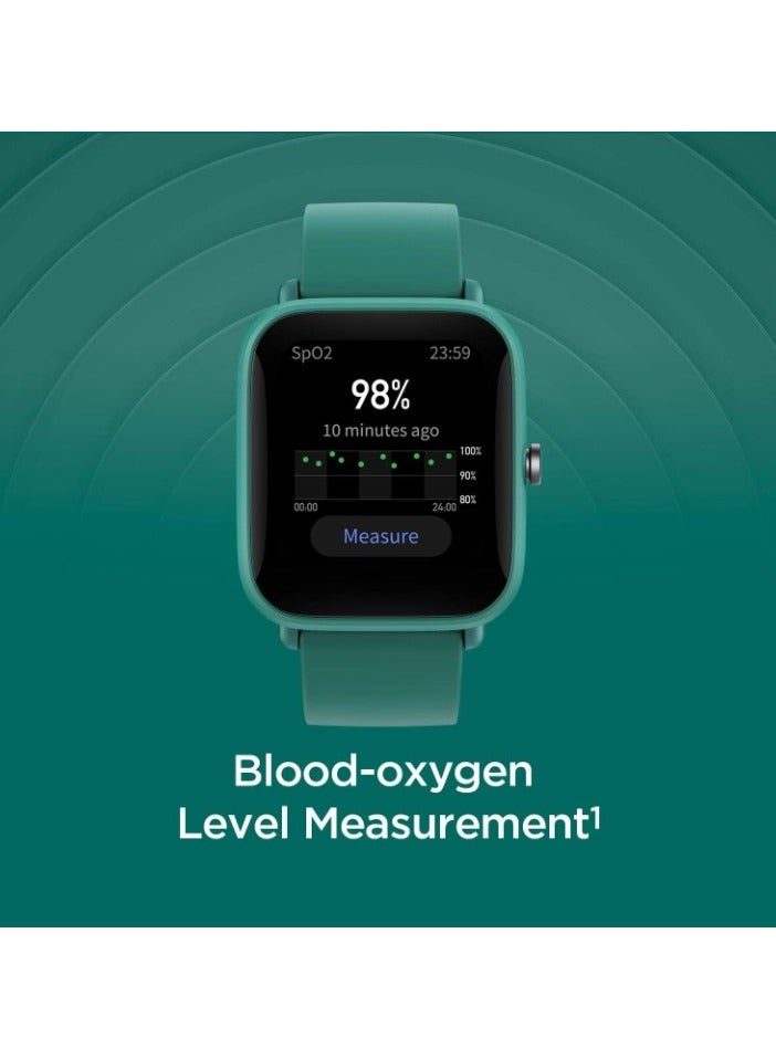 ريبنيو ساعة ذكية Bip U  للياقة البدنية، تتبع معدل ضربات القلب والنشاط طوال اليوم، مراقبة النوم، نظام تحديد المواقع العالمي المدمج، عمر بطارية يصل إلى 45 يومًا، بلوتوث - Image 3