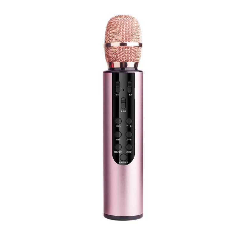 Wireless Bluetooth Microphone Audio Integrated Microphone Home Tv Mobile Phone Karaoke Handheld Live Broadcast Microphone - Image 1