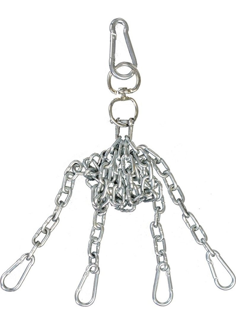 crazy Boxing Punching Bag Chain Set and Ceiling Hanging Apparatus + Steel Dowel  - Image 3