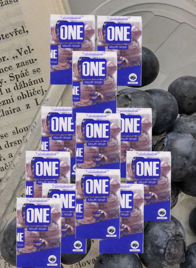 وان 12 قطع غسول للفم بنكهة التوت 20 كبسولة 15مل - Image 1