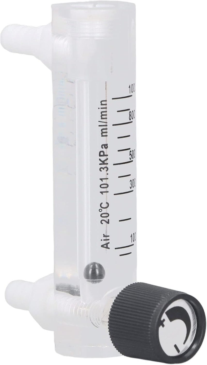 ZJchao Air Meter, Oxygen Tester Air Flowmeter Gas Meter Tester Adjustable Panel Measure Control Flowmeter 100‑1000mlmin With the Ability to Measure and Adjust Gas - Image 5