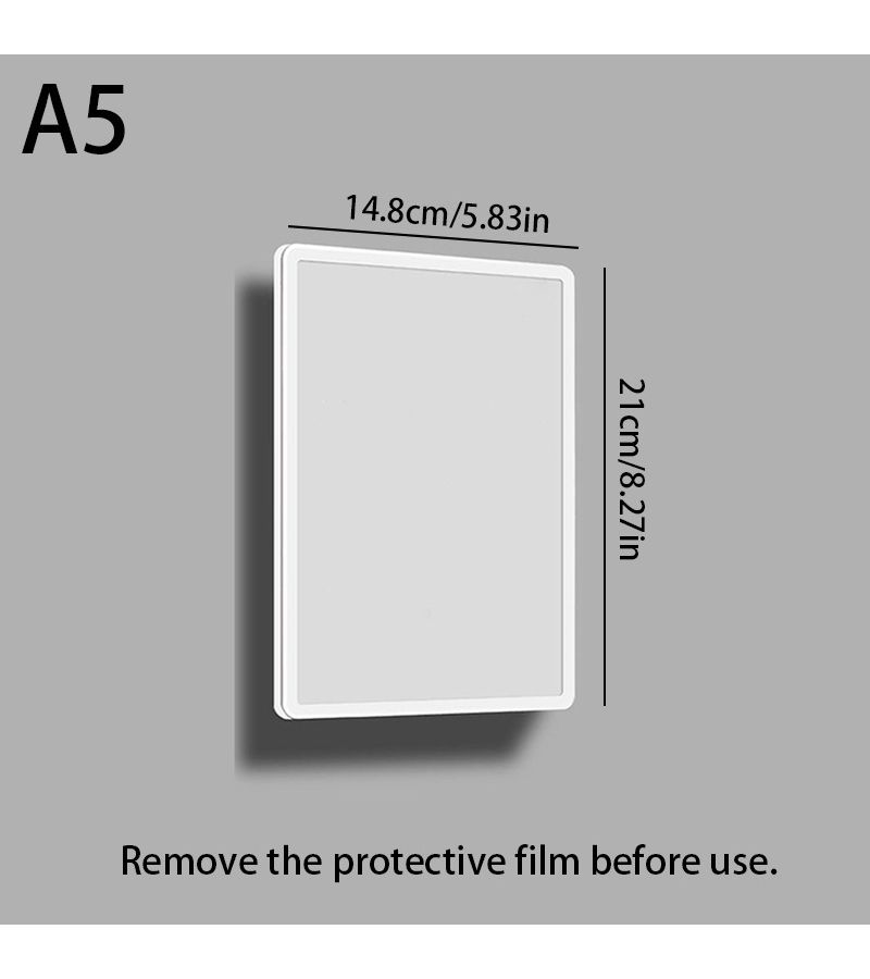 2pcs A5 Size Acrylic Display Frames Wall Mounted Transparent for Certificates Photos Office Home Decor - Image 5