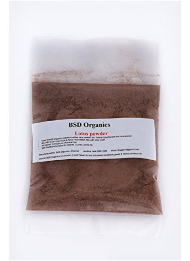 BSD Organics Lotus Flower Powder For Face, Skin, Hair Care - 30 Gms  - Image 1