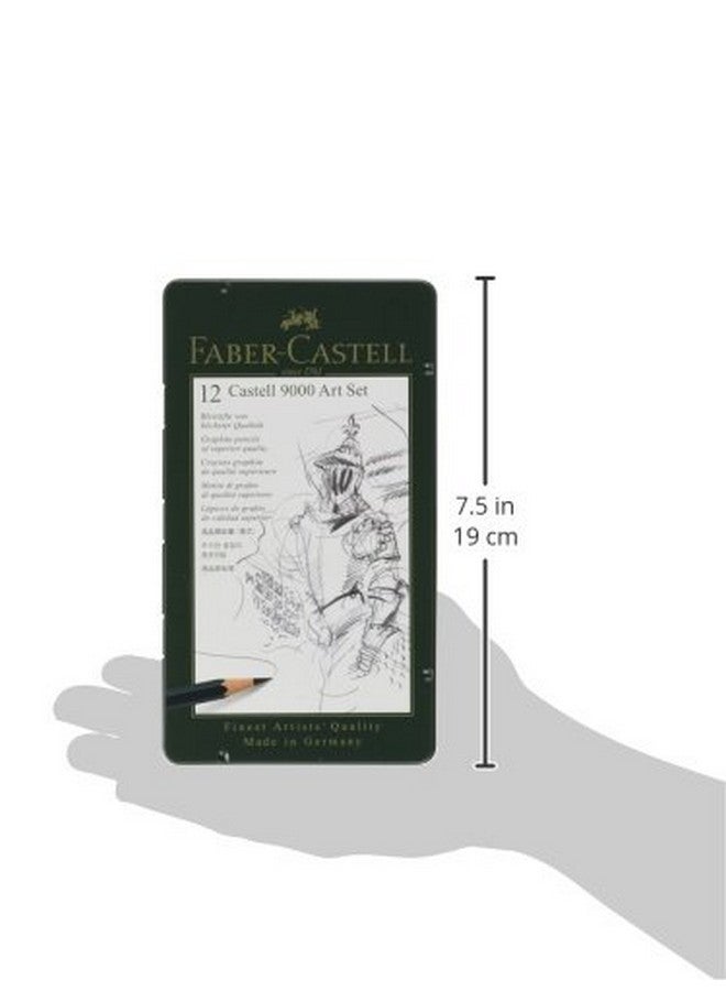 FABER-CASTELL Faber-Castell 9000 Graphite Sketch Pencil Sets Art 8B - 2H set of 12  - Image 3