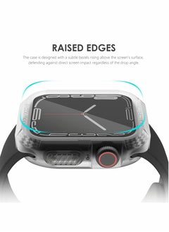 واي آند دي 6 Pack Case Compatible with Apple Watch Series 8/7 45mm, Rugged Protective Soft TPU Bumper for iWatch Scratch Resistant Full 45mm Cover Men Women, Colors  - Image 5