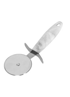Stainless Steel Pizza Cutter With Marble Design Handle