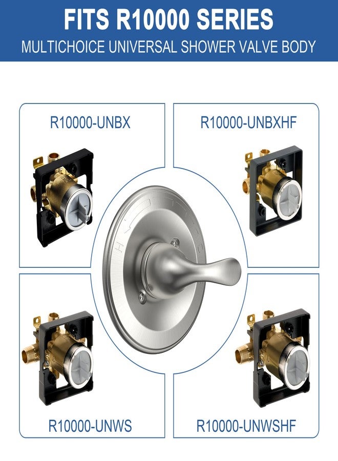 KANDENT Pressure-Balancing Shower Valve Trim Kit Replacement for Delta T13020-SS Monitor 13 Series, Stainless (Valve Not Included) 5.00 x 7.00 x 5.00 inches - Image 5