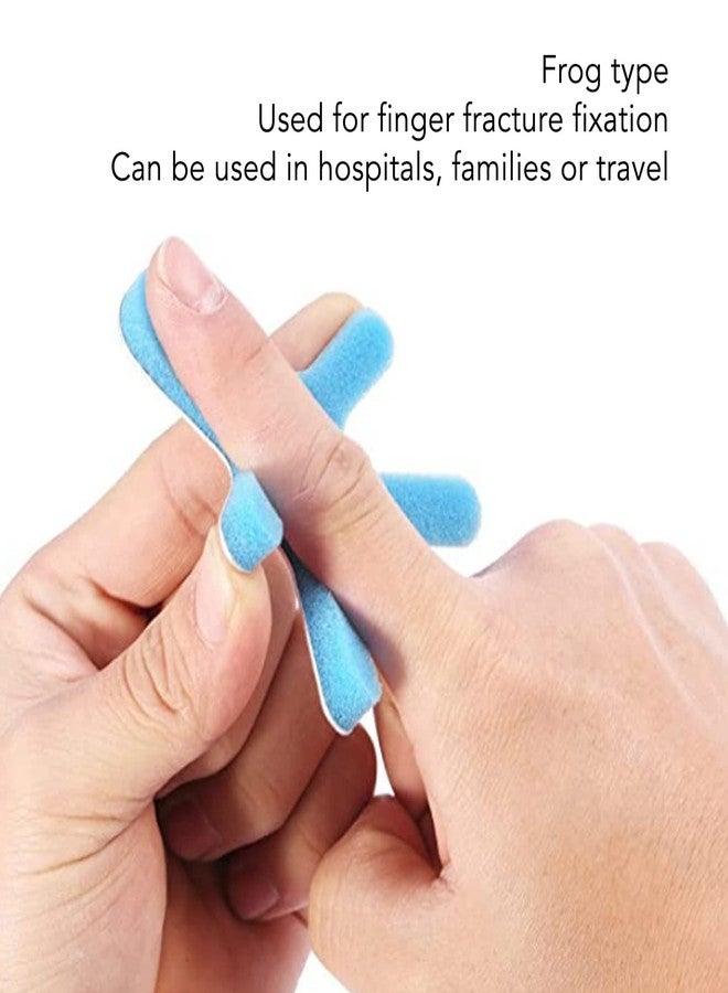 Brrnoo Metal Finger Support Finger Knuckle, 3pcs Frog Type Finger Splint Straightening Support, Finger Support Brace Finger Stabilizer for Broken Fingers Straightening Arthritis - Image 3