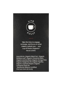Choice Organic Teas Choice Organic Teas, Black Tea, Spicy Cinnamon Chai, 16 Tea Bags, 1.12 oz (32 g)  - Image 2