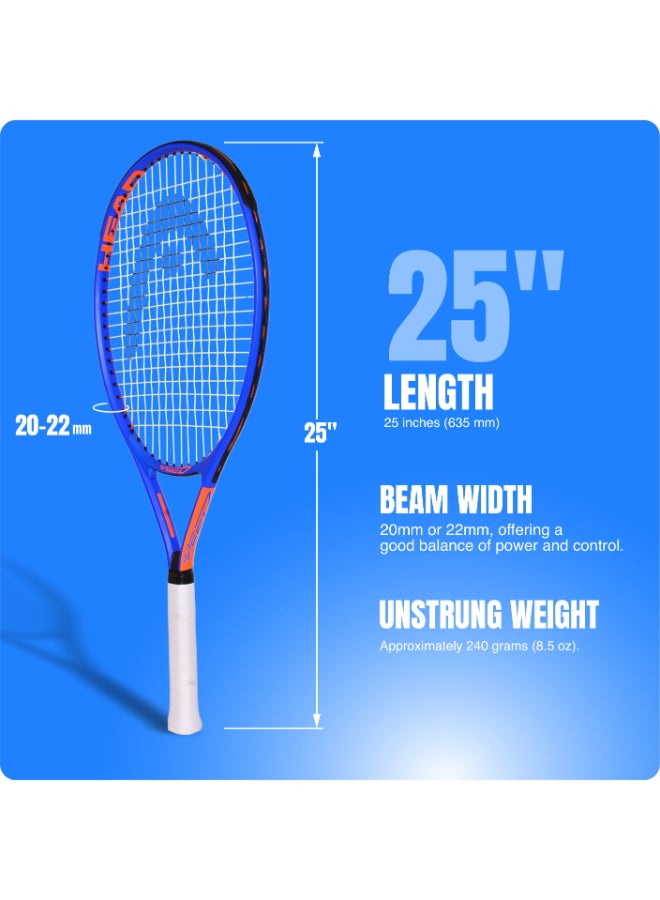 HEAD IG Speed Junior 25 Tennis Racquet for Young Kids – Lightweight Junior Tennis Racket, Pre-Strung Youth Frame with Easy Power and Control for Beginner Players Ages 8–10 - Premium tennis_racquets designed for performance, durability, and comfort - Image 4