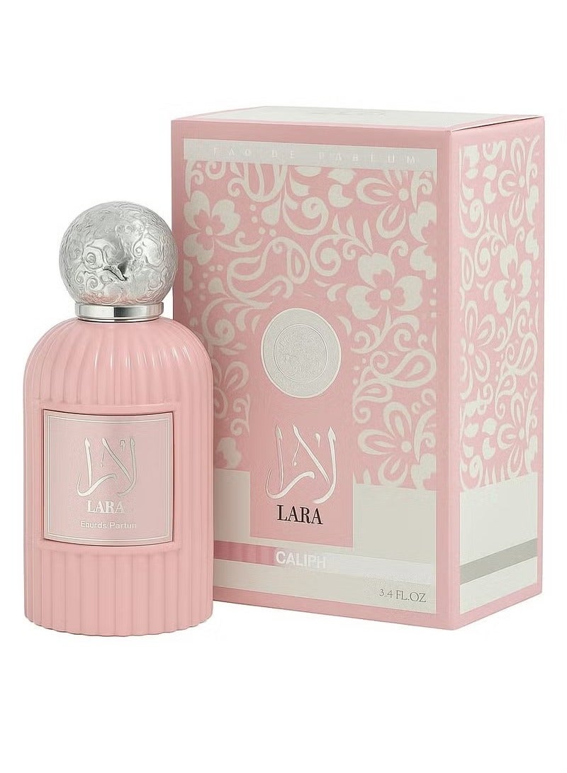 عطر لارا أو دو برفيوم 100 مل من كاليف - عطر للجنسين يدوم طويلًا مستوحى من لطافة يارا