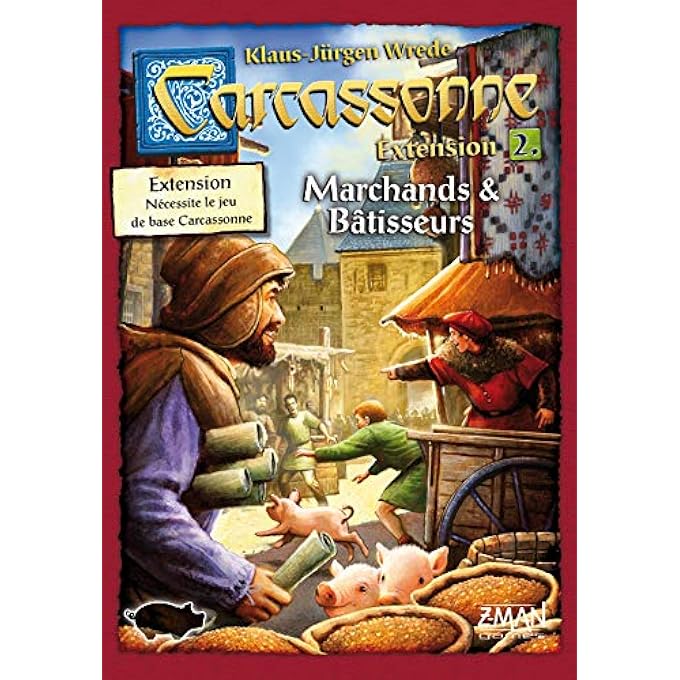 Asmodee Carcassonne Strategy Construction Fantasy Game  2 to 6 Players Age 8 30 Min Playtime - Image 5