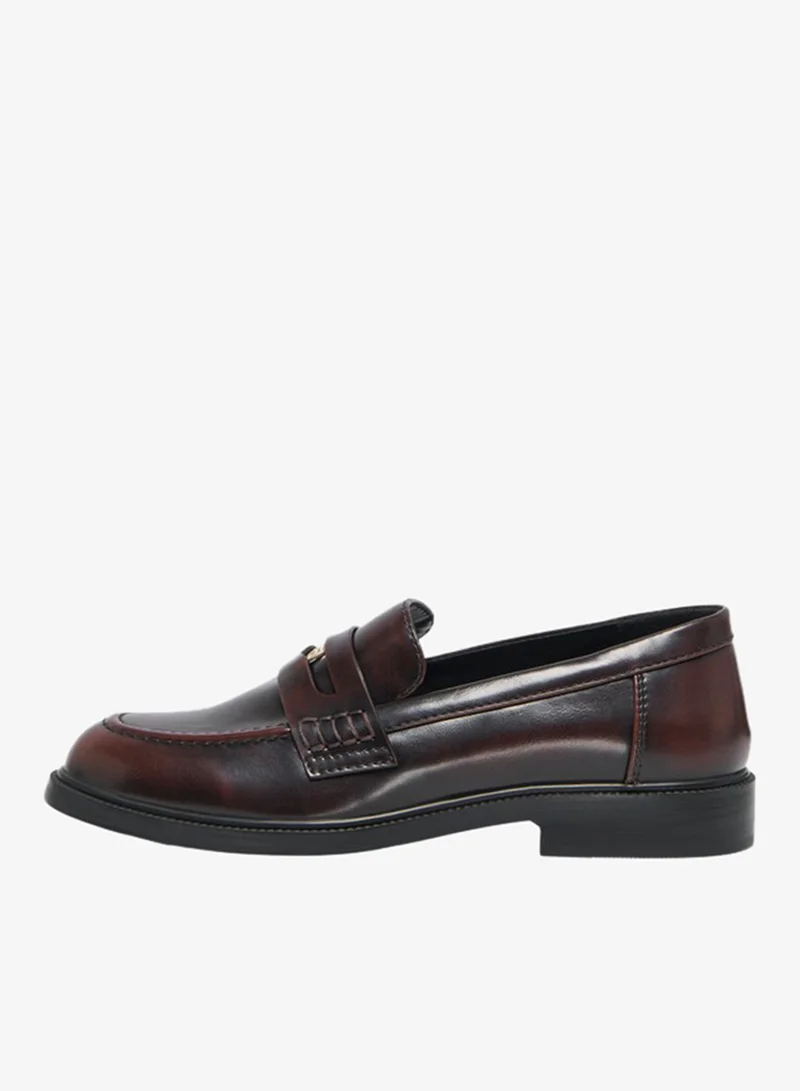Only Lux Button Loafers