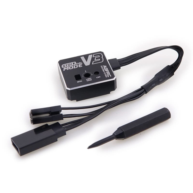 AGFRC DualGain Drift RC Gyro  Tuned Rated Gyros with Aluminum Case for RC Car Truck Boat GY01 V3 - Image 2