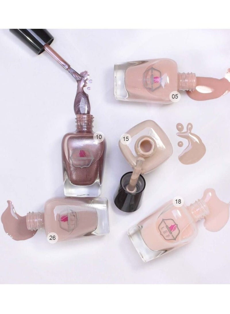 LEF LEF HD Nail Polish Strong and Longwear | CALCITE 05 - Image 4