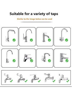 Gopinath Autolink Gopinath Autolink 360 Degree Steel Rotatable Water Faucet Bubbler Saving Tap Aerator Diffuser Faucet Filter Shower Head Nozzle Adapter 360 Steel Water Faucet  - Image 5