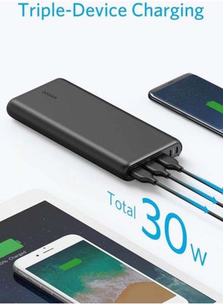 Power Bank, PowerCore 26800mAh Portable Charger with Dual Input Port and Double-Speed Recharging, 3 USB Ports External Battery for iPhone 16/15/14/13 Series, iPad, Galaxy, Android and More - view 4