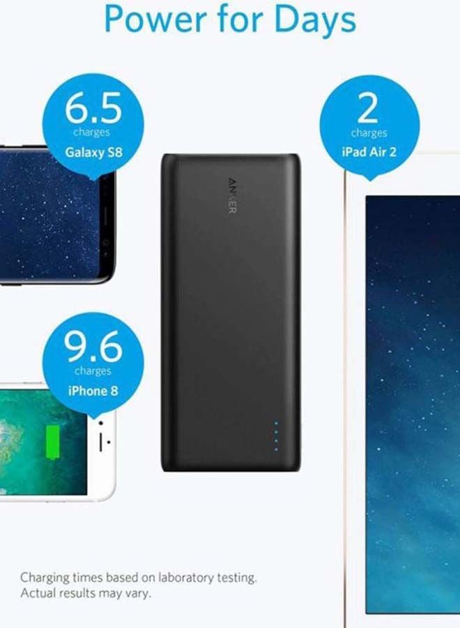 Anker Power Bank, PowerCore 26800mAh Portable Charger with Dual Input Port and Double-Speed Recharging, 3 USB Ports External Battery for iPhone 16/15/14/13 Series, iPad, Galaxy, Android and More - Image 3