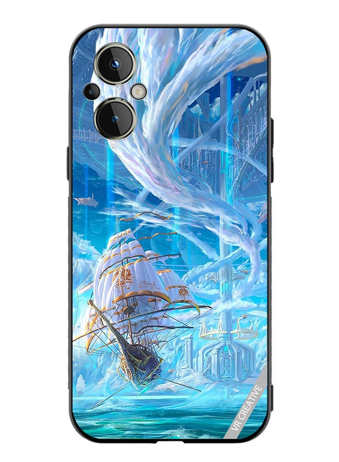 VR CREATIVE Protective Case Cover For OnePlus Nord N20 5G Castle With Clouds Design Multicolour - Image 1