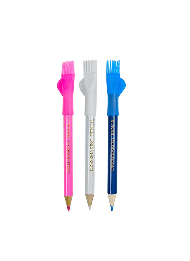 Generic Colorful Sewing Chalk Pens 3-Piece Set Three-color stroke set 