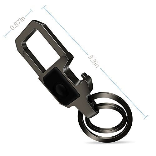 Idakekiy Key Chain LED Light and Bottle Opener with 2 Key Rings Car Key Chain for Men and Women - Image 4
