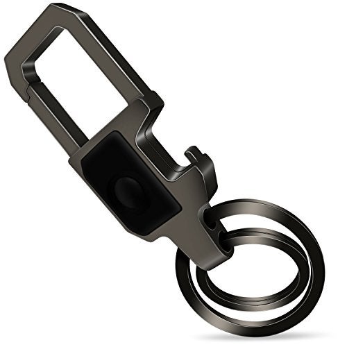 Idakekiy Key Chain LED Light and Bottle Opener with 2 Key Rings Car Key Chain for Men and Women - Image 2