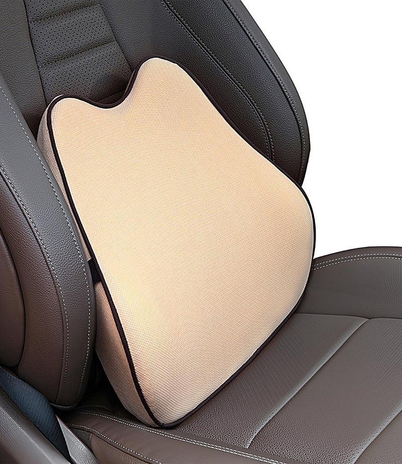 كاست ويف وسادة دعم أسفل الظهر من Everlasting Comfort للكرسي المكتبي، دعم أسفل الظهر من الإسفنج الذكي للسيارة، وسادة ظهر من الإسفنج الذكي للكرسي والسيارة والأريكة - Image 1