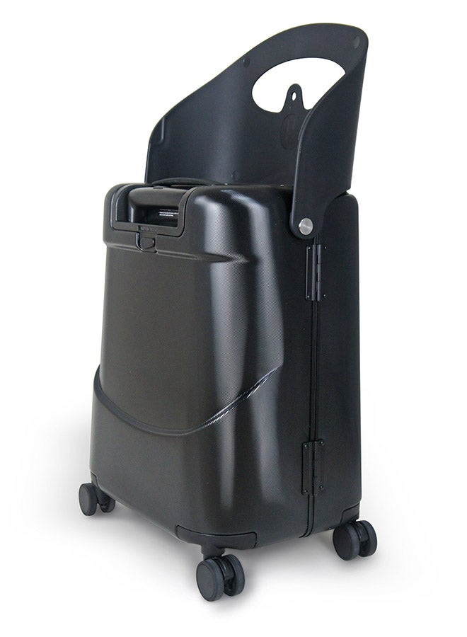 MiaMily Carry-On Luggage  - Midnight Black, 18 inch - Image 2