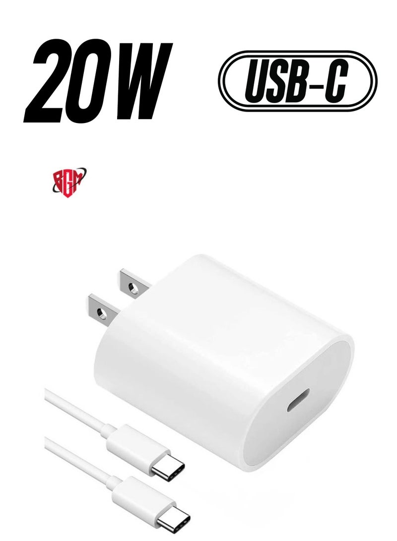 BGM iPhone 14 pro max12 13 14 Fast Charger [Apple MFi Certified]Lightning Cable 20W PD USB C Wall Charger 6FT Fasting Charging Adapter Compatible with iPhone 14 /14 Pro Max/13/13Pro/12/12 Pro/11 - Image 1