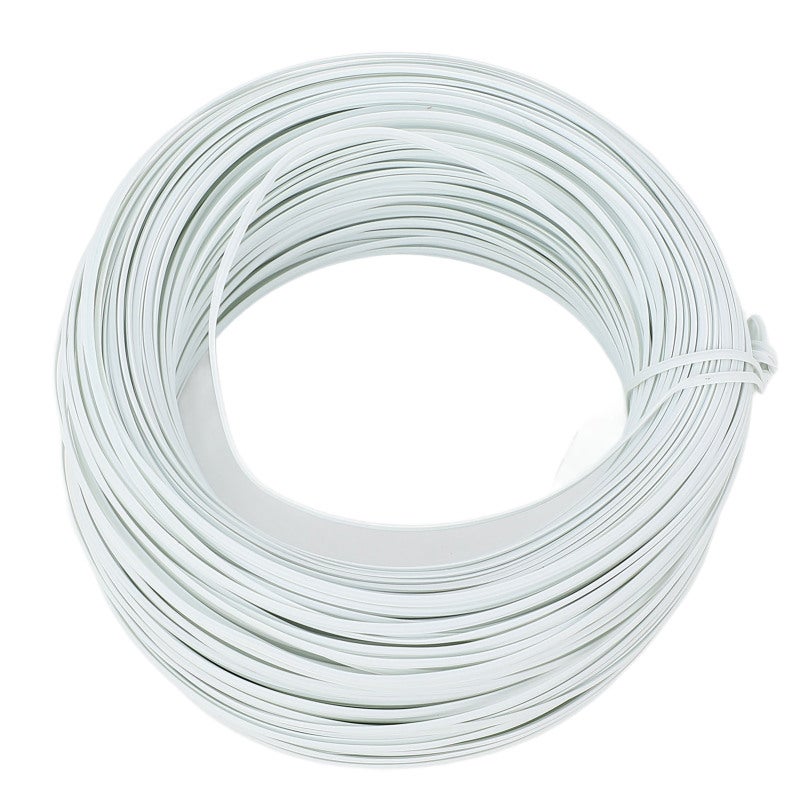 ELECALL Galvanized Iron Tie Wire 100m Flat Type 0.45 Rebar Reinforcement Cable - Erosion Resistant High Stretchability Steel Tying Wire for Indoor Outdoor Applications - Image 3