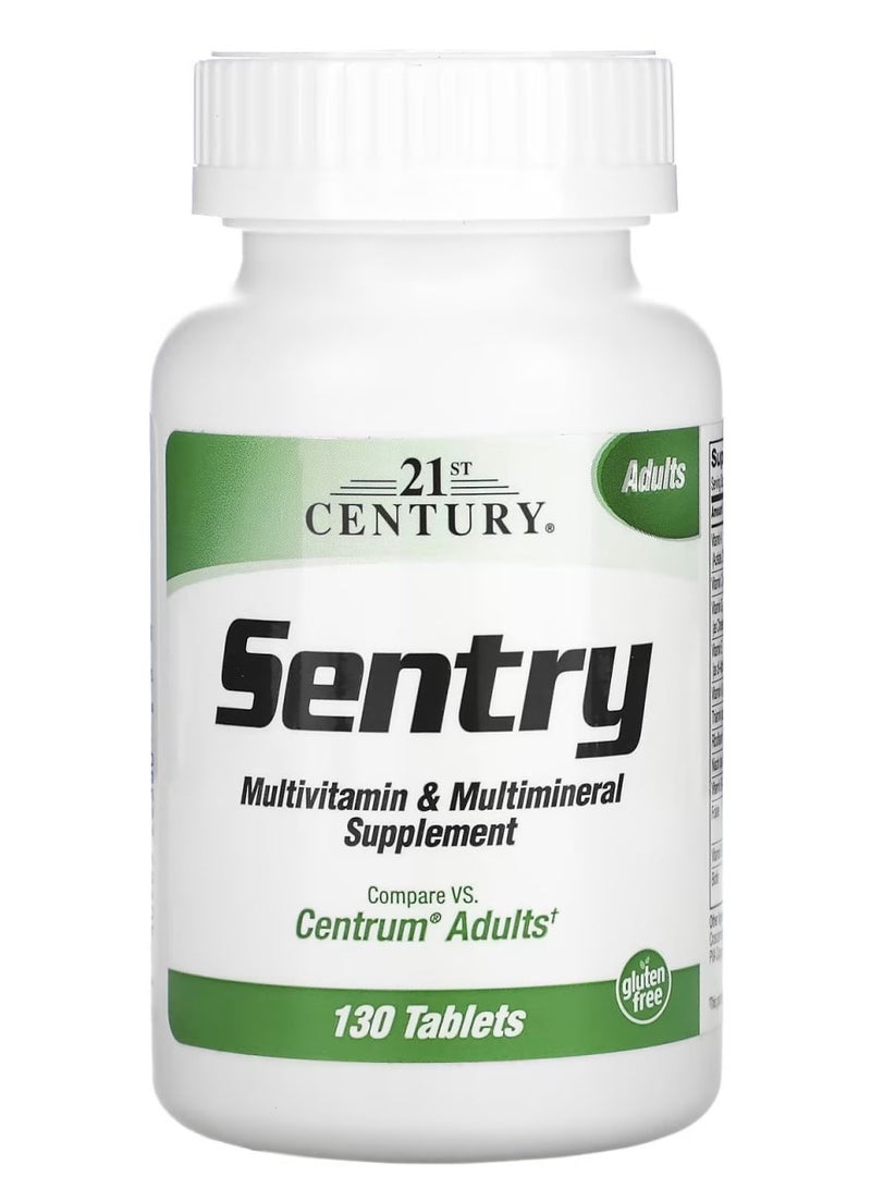 21st Century مكمل متعدد الفيتامينات والمعادن 130 قرصًا - Image 1