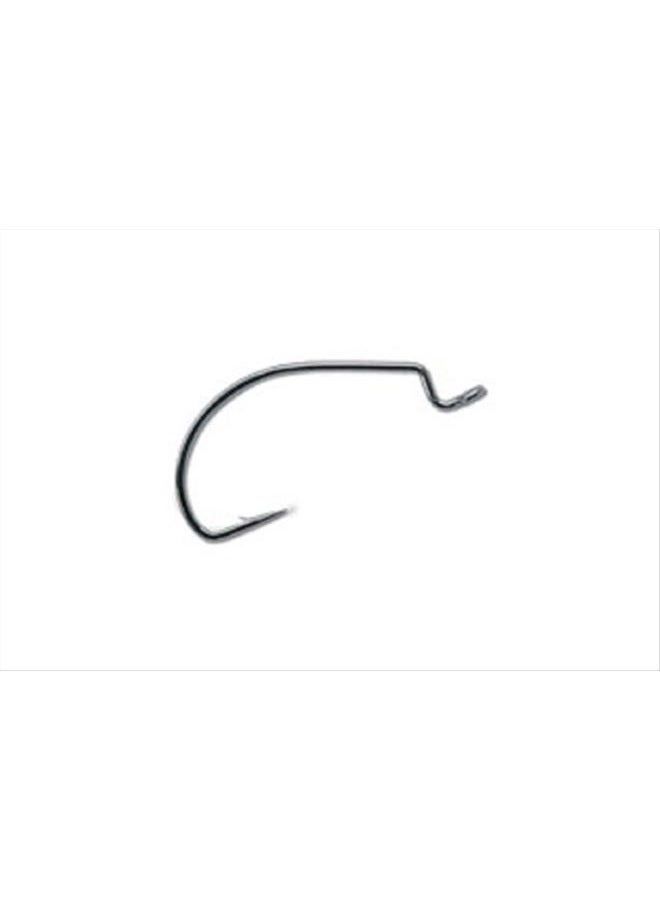 UltraPoint Demon Perfect In-Line Circle 1 Extra Fine Wire Hook (Pack of 100), Black Nickel, 8/0