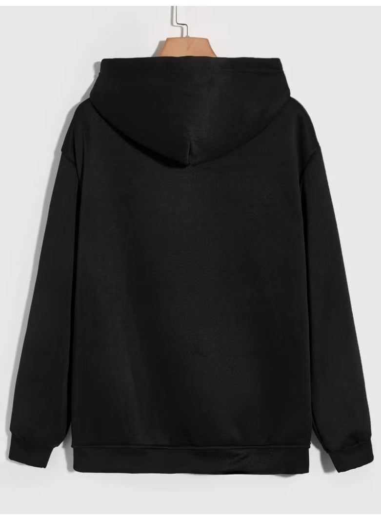 Daxis Sportwear Company Zippered Hooded Oversize Sweatshirt - Image 2