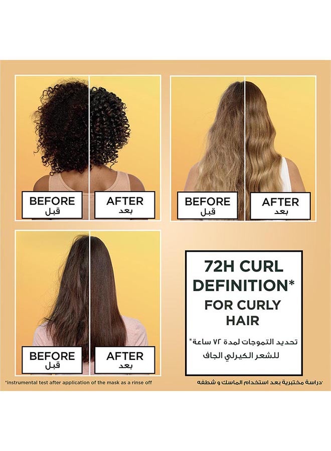 غارنييه ألترا دو قناع الشعر المغذي 3 في 1 بزبدة الكاكاو لاستعادة تجعيدات الشعر الجاف - 390 مل - Image 4