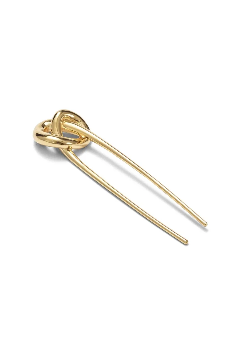 LELET NY Sculptural Polished Hair Pin Adornment Pin