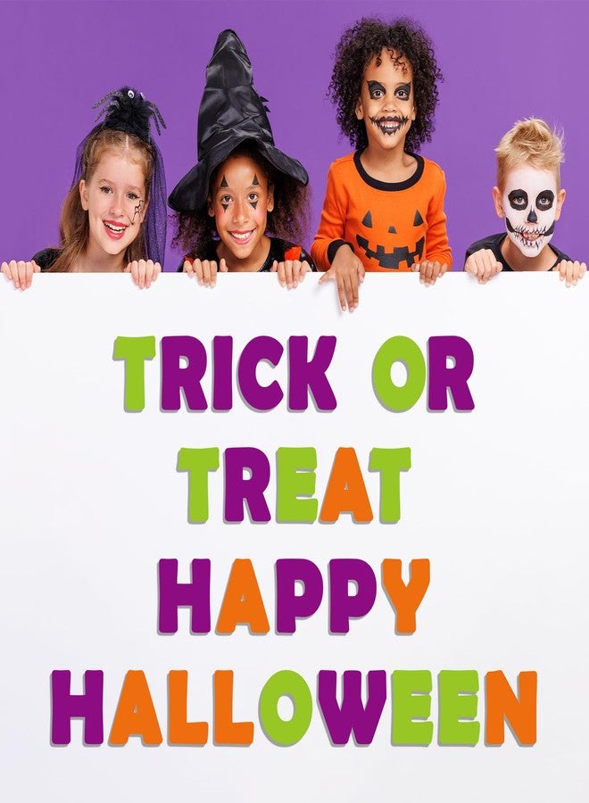 Lonfliness 150 PCS Large 6" Halloween Bulletin Board Letters for Fall Wall Decor Colorful Classroom Alphabet Cutouts School Decorations Cardboard Big Sticker Paper Letter Poster Font Letters and Punctuation Set - Image 5