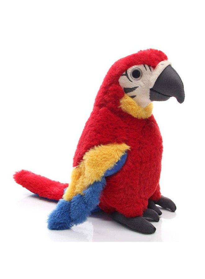Levenkeness Macaw Parrot Plush Red Bird Stuffed Animal Plush Toy Doll Gifts For Kids 9.8" - Image 2