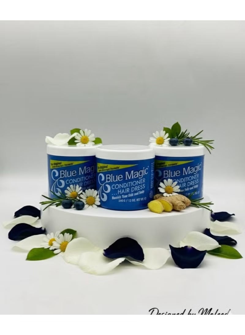 بلو ماجيك بلسم الشعر بتركيبة مضادة للتكسر 3 قطع