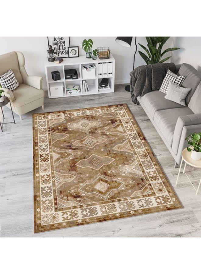 هندي منداله سجادة مطبوعة من القطن الشنيل – تصميمات كلاسيكية، حديثة، وفينتاج – قاعدة قماشية ناعمة، متوفرة بأحجام - Image 2