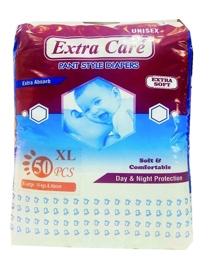 Extra Care Extra Absorb S Pant Style Diapers 50Pcs (Xl) - Unisex - Image 1