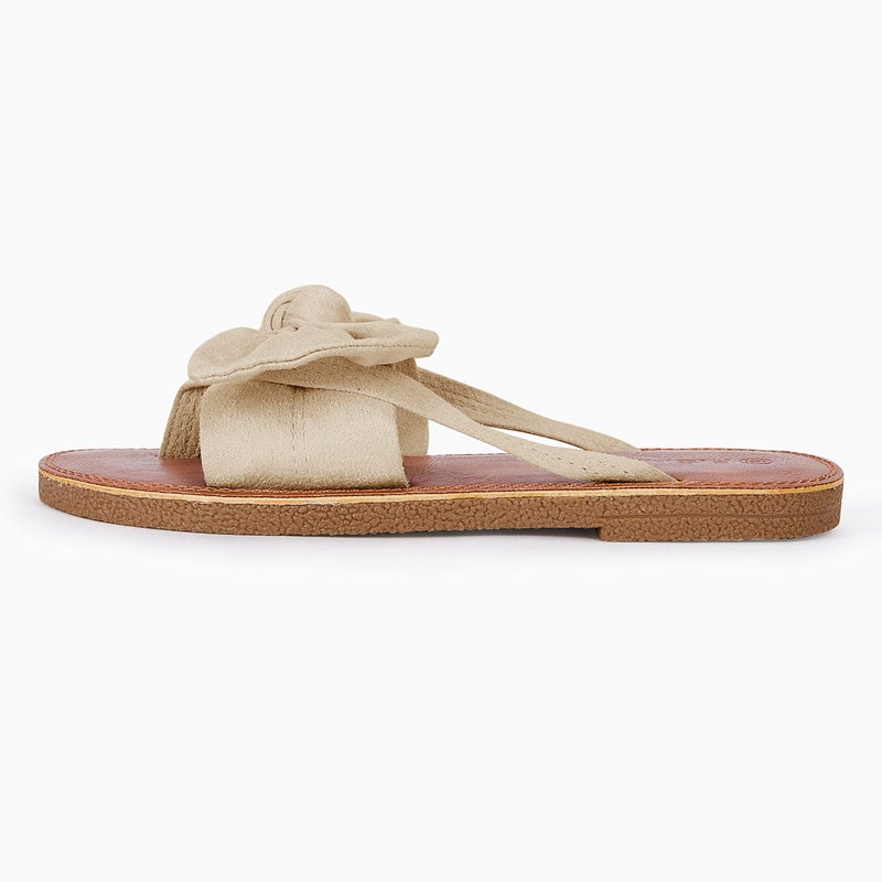 FISACE Womens Slip On Flip Flops Ring Toe Strappy Casual Summer Gladiator Flat Sandals - Image 2