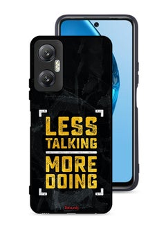 Infinix Hot 20 5G Protective Case Cover Less Talking More Doing