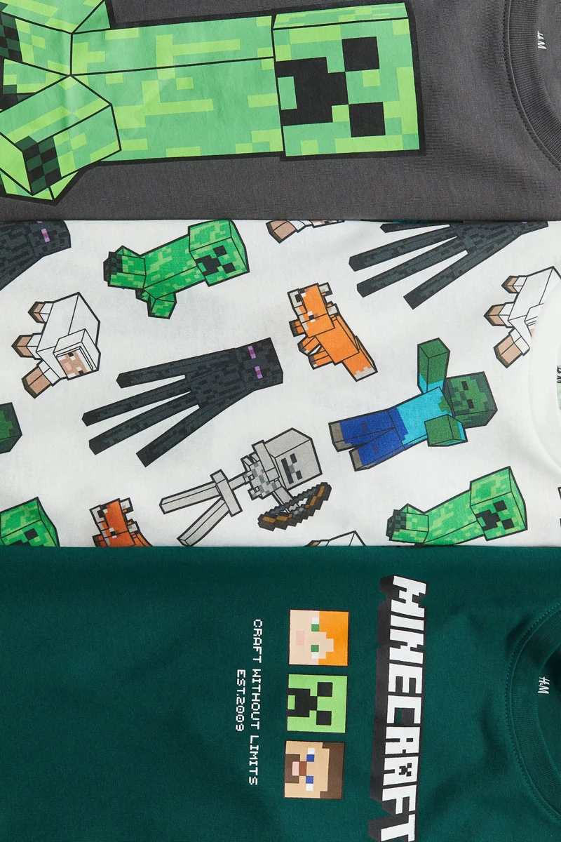 H&M 3-pack long-sleeved T-shirts