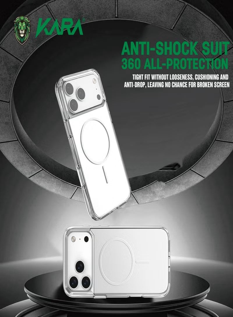 Khara KARA Shield iPhone 17 Pro Protection Bundle – Complete protection kit including an anti-yellowing shockproof clear case, 2 screen protectors (HD & privacy), camera lens protectors, a 240W USB-C charging cable, and a nano rear protection film for all-around protection of your iPhone 17 Pro. - Image 2