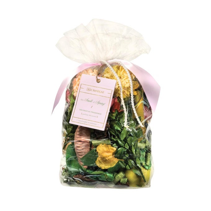 SMELL OF SPRING SCENTED POTPOURRI BAG 12OZ DECORATIVE CENTERPIECE HOME FRAGRANCE DECOR SACHET BOTANICALS LONG LASTING ROOM AIR FRESHENER DEODORIZER CATCHALL BOWL FILLER DECORATION GIFTS