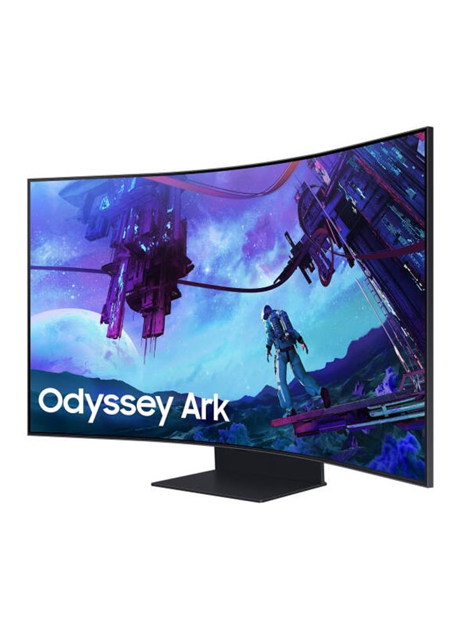 سامسونج شاشة الألعاب المنحنية G97NC أوديسي آرك، 55" UHD 165Hz، لوحة كوانتم ميني-LED 16:9، زمن استجابة 1 مللي ثانية (GtG)، 1.07 مليار لون مع HDR10+، أربعة مكبرات صوت، جهاز تحكم عن بعد، LS55CG97WNMXUE - Image 2