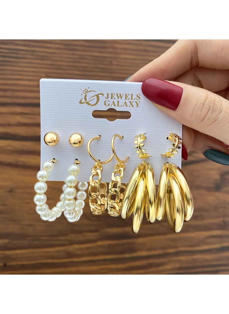 Mark Fairwhale Simple Personalized And Fashionable Earring Set 