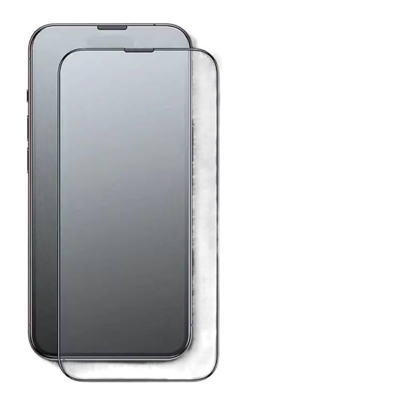 iPhone 12 Pro Max Case Protective Glass Phone with Matte Finish and Anti Fingerprint and Privacy and Full Coverage in Frosted - Image 1
