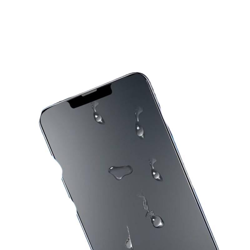 iPhone 12 Pro Max Case Protective Glass Phone with Matte Finish and Anti Fingerprint and Privacy and Full Coverage in Frosted - Image 5