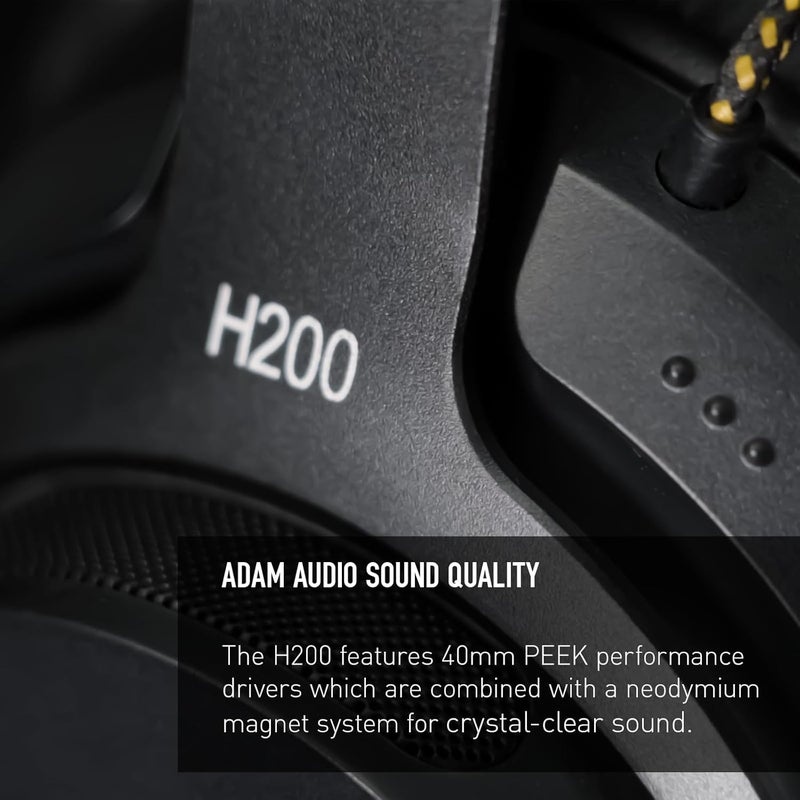 ADAM Audio H200 Closed-Back Studio Headphones with Optimization Software - Image 4